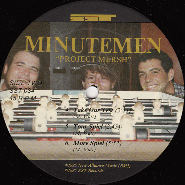 Minutemen : Project: Mersh (12",45 RPM,EP)