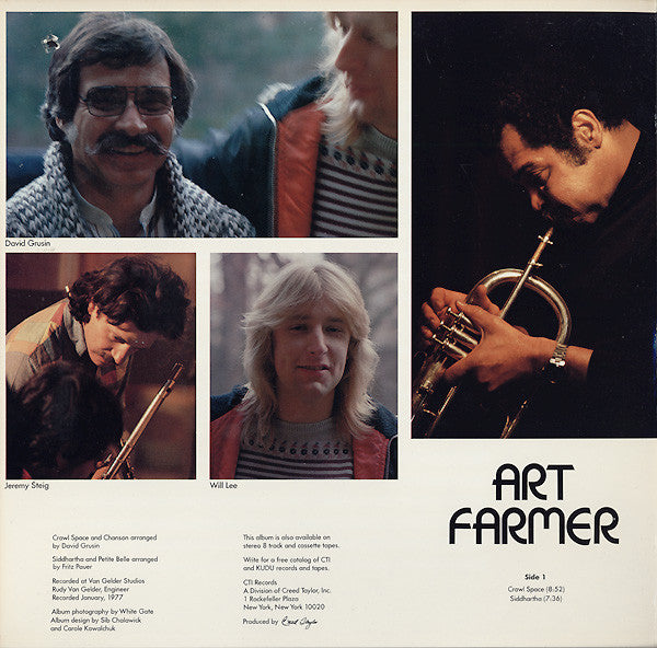 Art Farmer : Crawl Space (LP,Album)