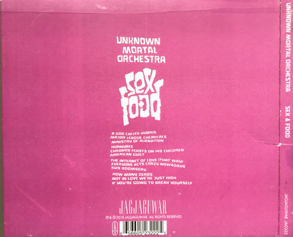 Unknown Mortal Orchestra : Sex & Food (Album)