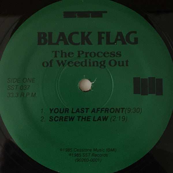 Black Flag : The Process Of Weeding Out (12",EP,33 ⅓ RPM,Reissue)