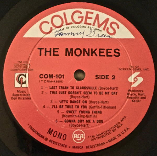 Monkees, The : The Monkees (LP,Album,Repress,Mono)