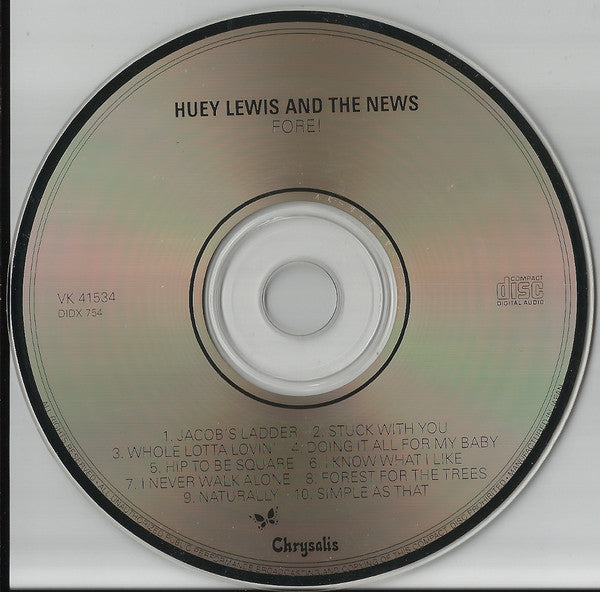 Huey Lewis & The News : Fore! (Album)