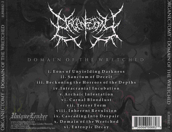 Organectomy : Domain Of The Wretched (Album,Reissue)