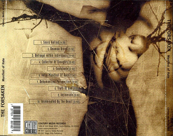 Forsaken, The : Manifest Of Hate (Album)