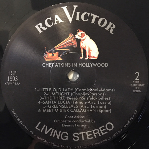Chet Atkins : Chet Atkins In Hollywood (LP,Album,Limited Edition,Reissue,Remastered,Repress,Stereo)