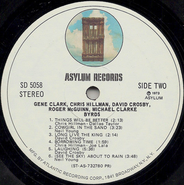 Gene Clark, Chris Hillman, David Crosby, Roger McGuinn, Michael Clarke : Byrds (LP,Album,Stereo)