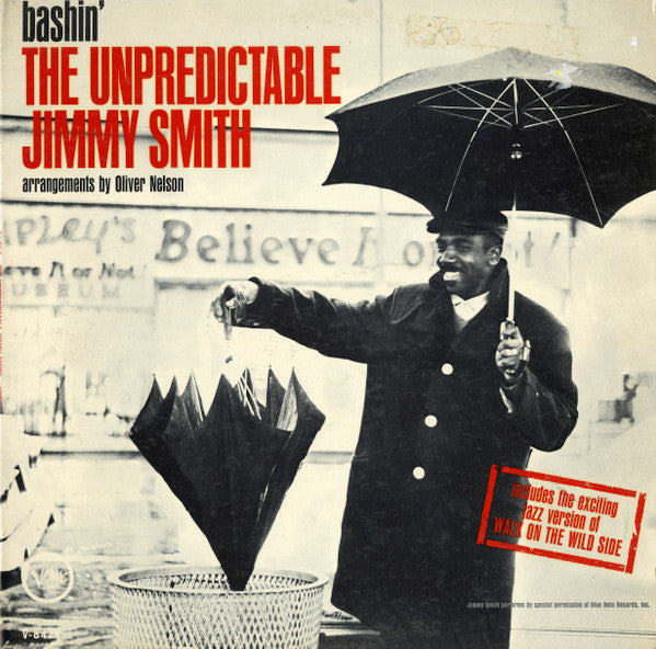 Jimmy Smith : Bashin' - The Unpredictable Jimmy Smith (LP,Album,Mono)