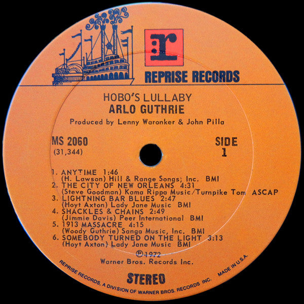 Arlo Guthrie : Hobo's Lullaby (LP,Album)
