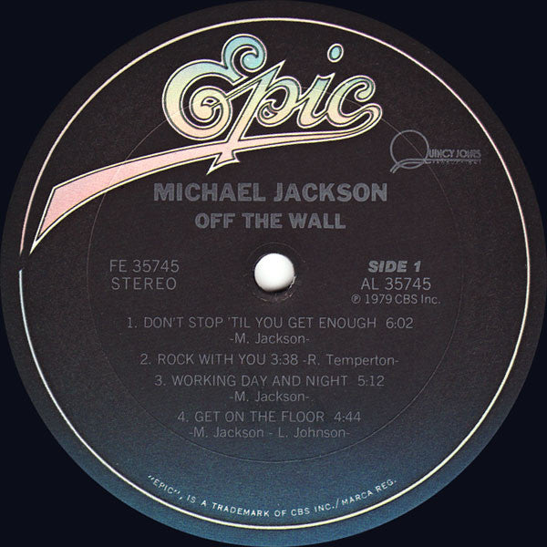 Michael Jackson : Off The Wall (LP,Album,Stereo)
