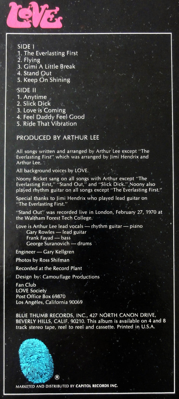 Love : False Start (LP,Album)