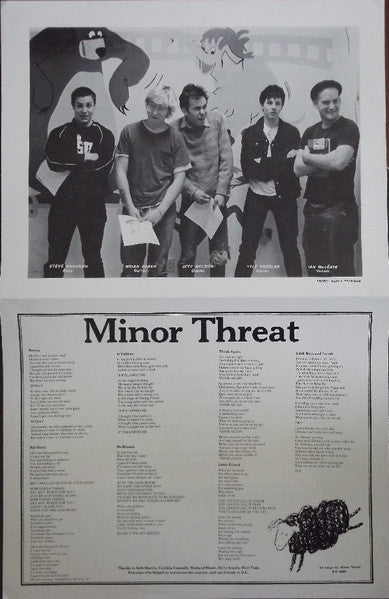 Minor Threat : Out Of Step (12",33 ⅓ RPM,EP,Remastered,Repress)