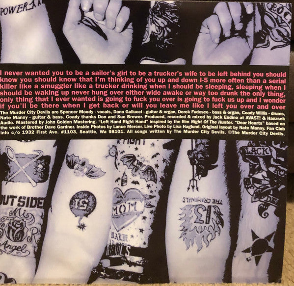 Murder City Devils : Empty Bottles Broken Hearts (LP,Album)
