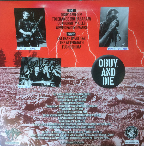 Neuroot : Obuy And Die (LP,45 RPM,Album)