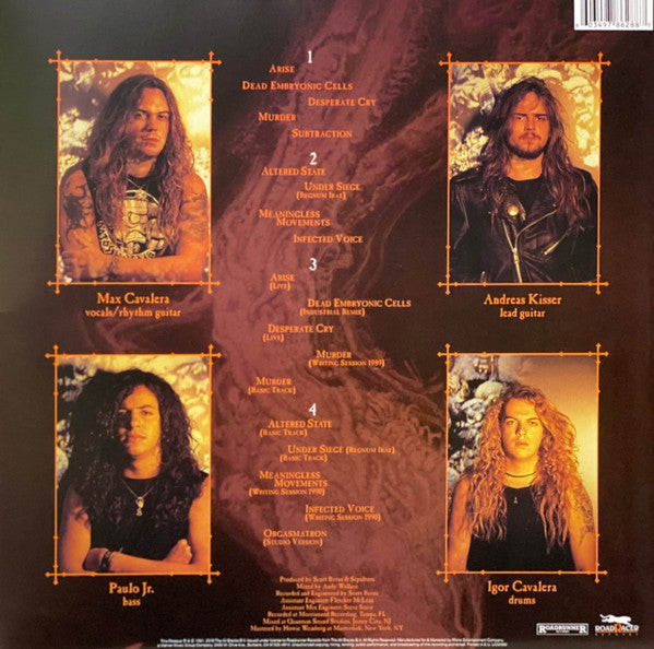 Sepultura : Arise (LP,Album,Reissue,Remastered)
