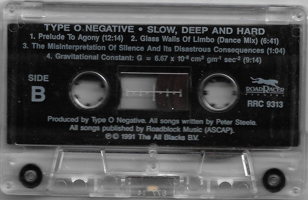 Type O Negative : Slow, Deep And Hard (Album,Stereo)