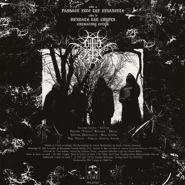 Chthe'ilist : Passage Into The Xexanotth (7",33 ⅓ RPM,EP)