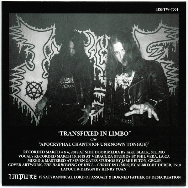 Impure (9) : Transfixed In Limbo (7",45 RPM,Single,Limited Edition)