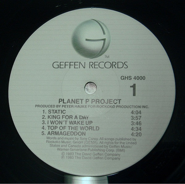 Planet P Project : Planet P Project (LP,Album)