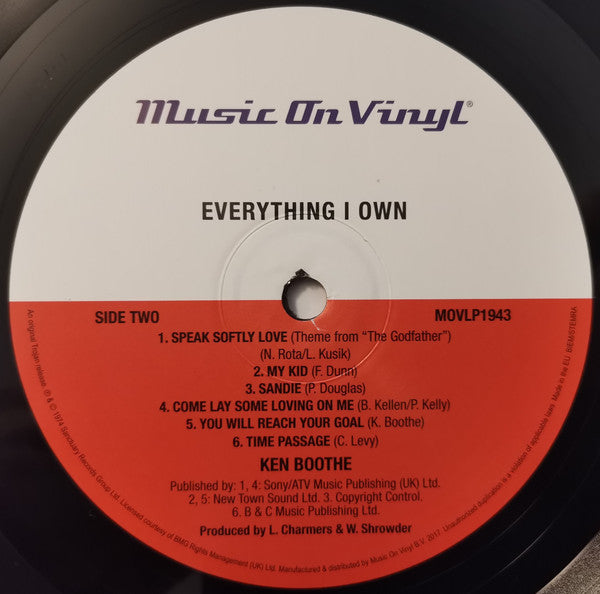 Ken Boothe : Everything I Own (LP,Album,Reissue)