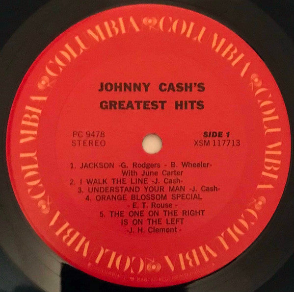 Johnny Cash : Johnny Cash's Greatest Hits Volume 1 (LP,Compilation,Reissue,Stereo)