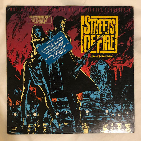 Various : Streets Of Fire - Music From The Original Motion Picture Soundtrack (LP,Compilation)