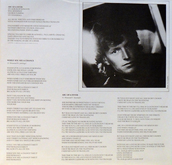 Steve Winwood : Arc Of A Diver (LP,Album)