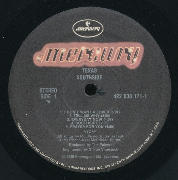 Texas : Southside (LP,Album)