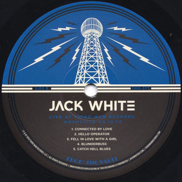 Jack White (2) : Live At Third Man Records - Nashville & Cass Corridor (LP)