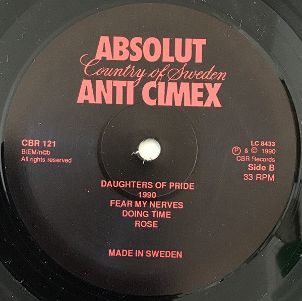 Anti Cimex : Absolut Country Of Sweden (LP,Album)