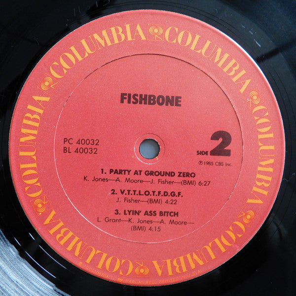 Fishbone : Fishbone (12",EP,Stereo)