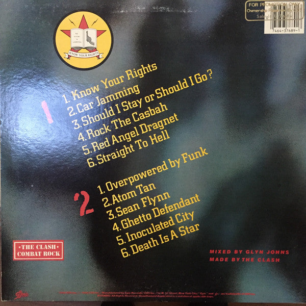 Clash, The : Combat Rock (LP,Album,Stereo)