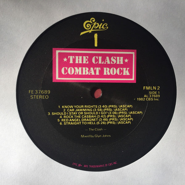Clash, The : Combat Rock (LP,Album,Stereo)