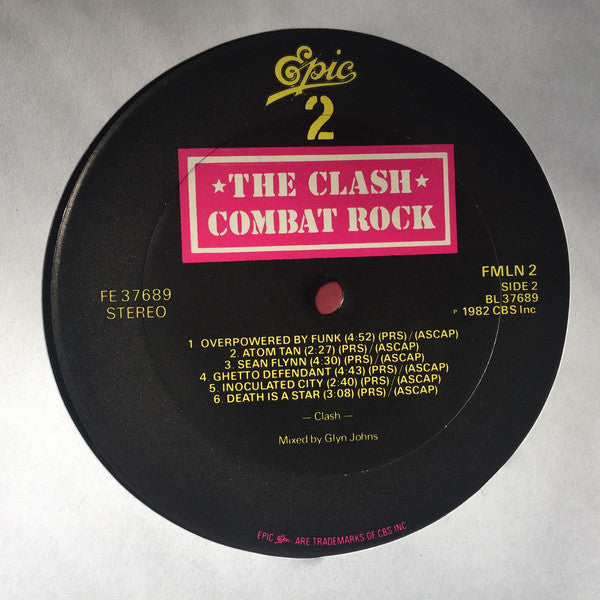 Clash, The : Combat Rock (LP,Album,Stereo)