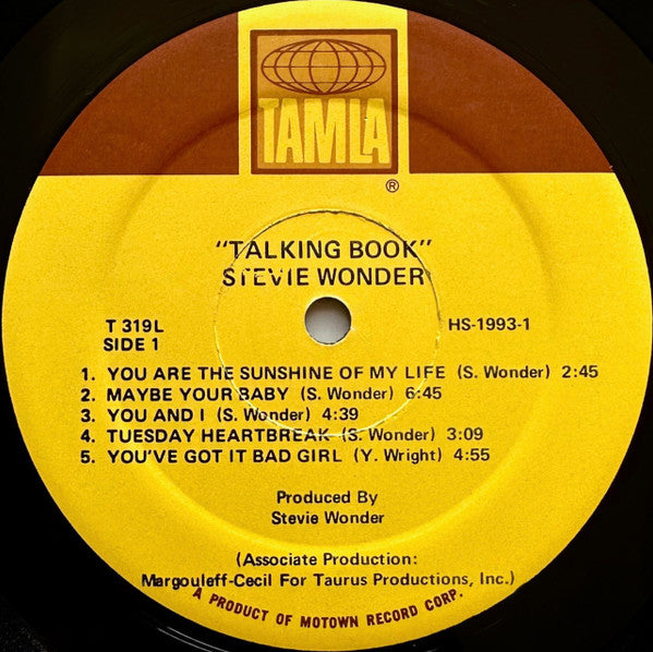 Stevie Wonder : Talking Book (LP,Album,Reissue,Stereo)