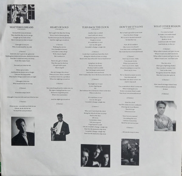 Johnny Hates Jazz : Turn Back The Clock (LP,Album)