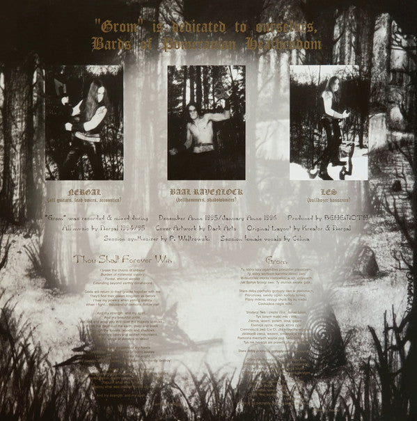 Behemoth (3) : Grom (LP,Album,Limited Edition,Reissue)