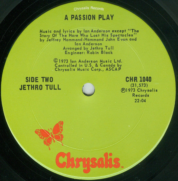 Jethro Tull : A Passion Play (LP,Album,Stereo)