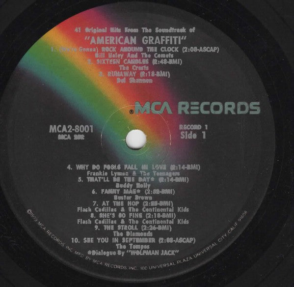 Various : 41 Original Hits From The Sound Track Of American Graffiti (LP,Compilation)