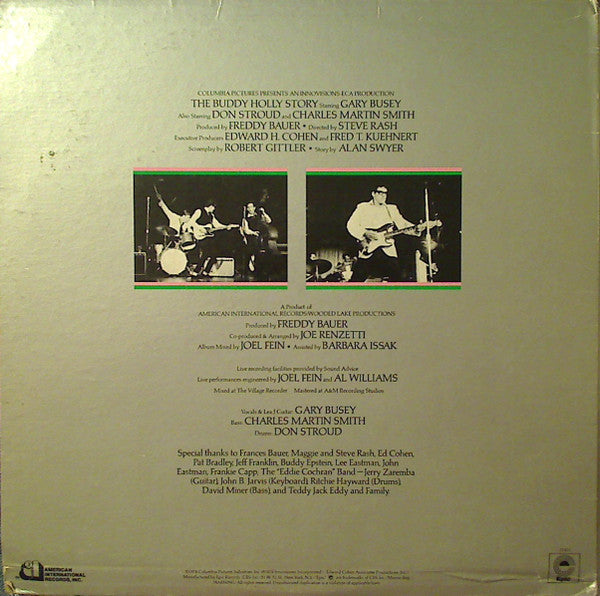 Gary Busey : The Buddy Holly Story (LP,Album,Stereo)