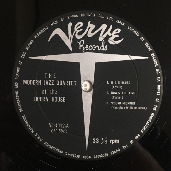 Modern Jazz Quartet, The And Oscar Peterson Trio, The : At The Opera House (LP,Album,Mono)