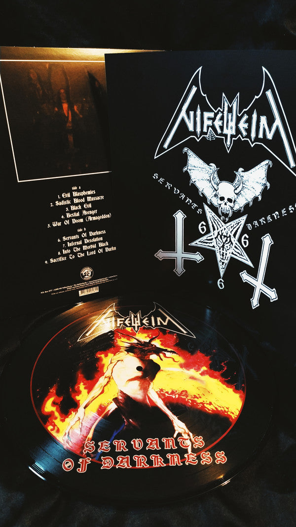 Nifelheim : Servants Of Darkness (LP,Album,Picture Disc,Reissue,Repress)