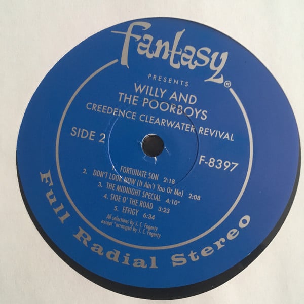 Creedence Clearwater Revival : Willy And The Poor Boys (LP,Album,Reissue)
