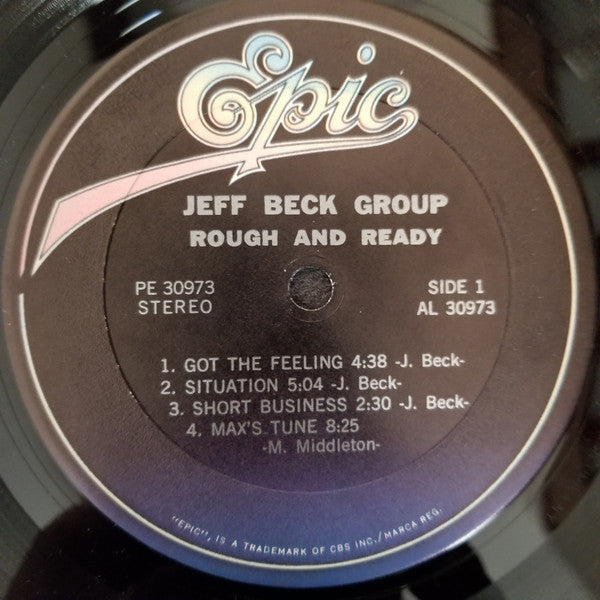 Jeff Beck Group : Rough And Ready (LP,Album,Repress)