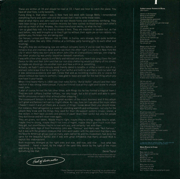 Harry Nilsson Produced By John Lennon : Pussy Cats (LP,Album)
