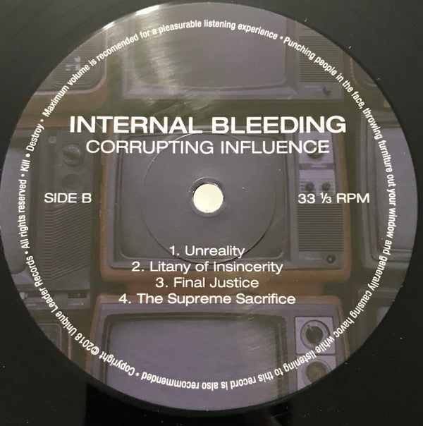 Internal Bleeding : Corrupting Influence (LP,Album)
