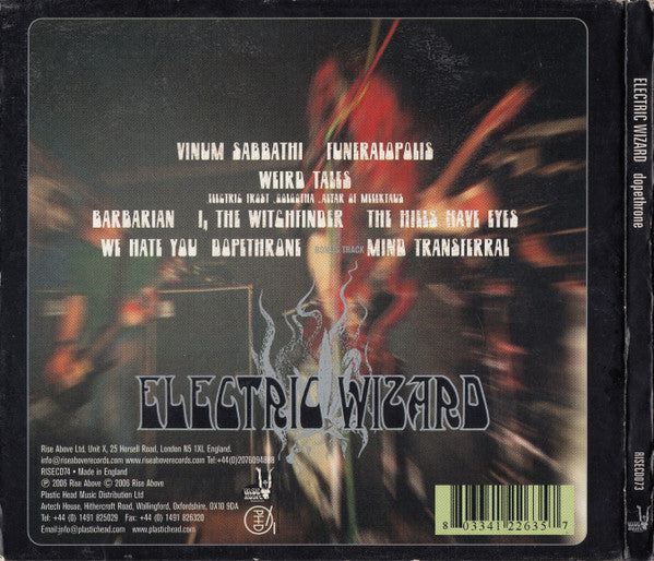 Electric Wizard (2) : Dopethrone (Album,Reissue)