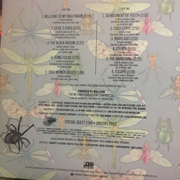 Alice Cooper (2) : Welcome To My Nightmare (LP,Album)