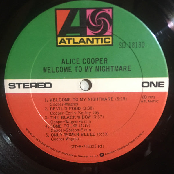 Alice Cooper (2) : Welcome To My Nightmare (LP,Album)