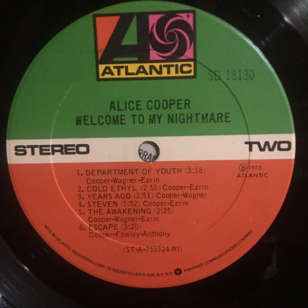 Alice Cooper (2) : Welcome To My Nightmare (LP,Album)