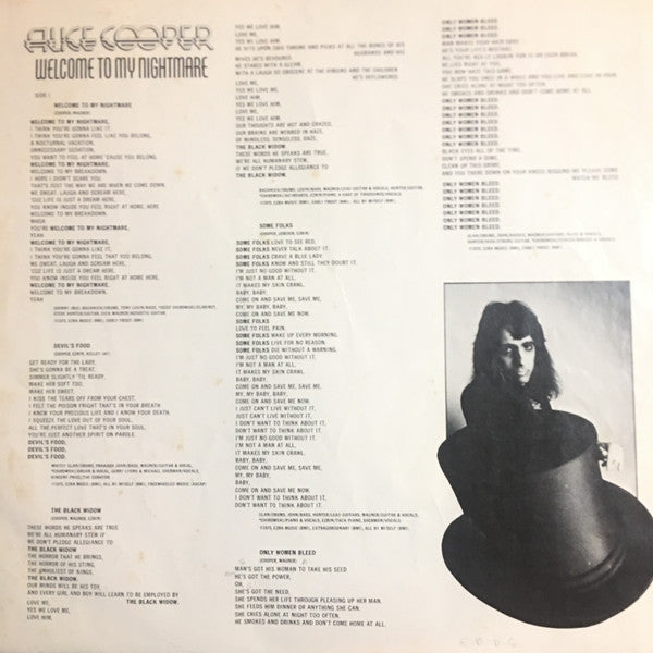 Alice Cooper (2) : Welcome To My Nightmare (LP,Album)